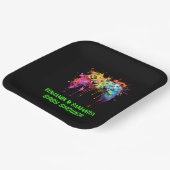 Videospellen Neutraal Baby shower Papieren Bordje (Gebogen)