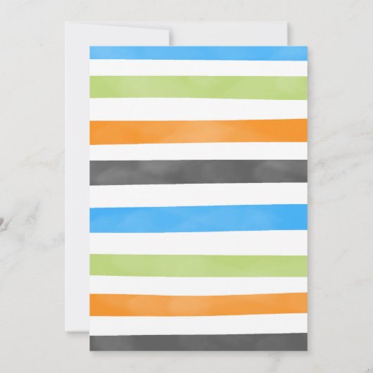 Videospellen Uitnodiging voor verjaardag (Achterkant)