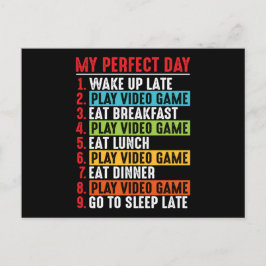 Videospelletjes citeren Mijn prefect-dag | Videoga Briefkaart