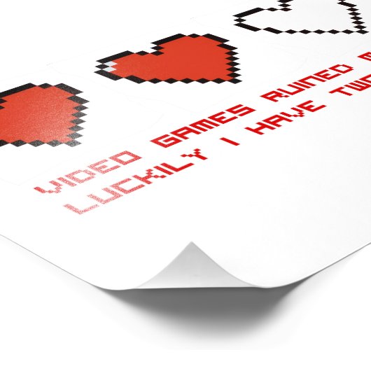 Videospelletjes Foto Afdruk (Hoek)