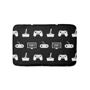 Videospelletjes met een smakelijk gamingdesign badmat
