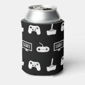 Videospelletjes met een smakelijk gamingdesign blikjeskoeler (Blikje Achterkant)