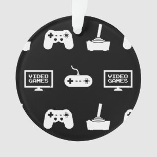 Videospelletjes met een smakelijk gamingdesign ornament