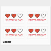 Videospelletjes Rechthoekige Sticker (Vel)