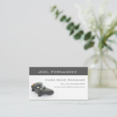 Videospelontwerper - Visitekaartje (Staand voorkant)