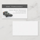 Videospelontwerper - Visitekaartje (Voorkant / Achterkant)