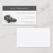 Videospelontwerper - Visitekaartje (Voorkant / Achterkant)