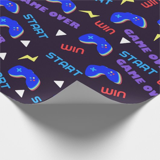 Videospelpatroonspel Cadeaupapier (Hoek)