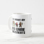 Videospelprestaties Funny Mug Koffiemok (Voorkant links)