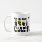 Videospelprestaties Funny Mug Koffiemok (Links)
