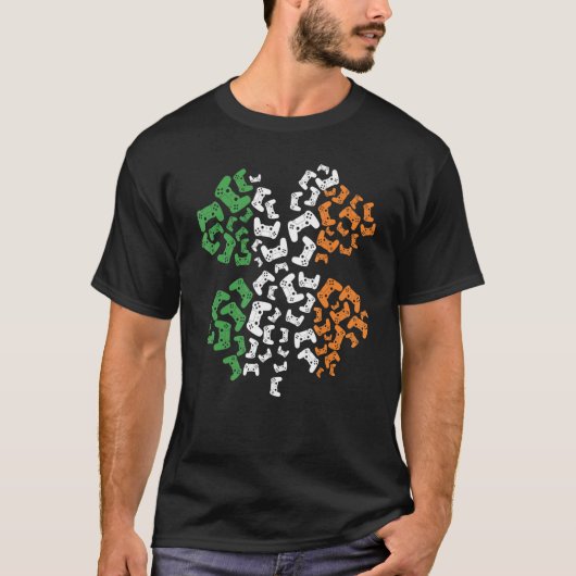 Videospelschacht Slaapsport St Patricks Day Appare T-shirt (Voorkant)