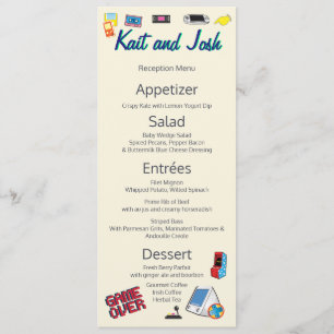 Videospelweduwschap Menu