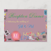 Videospelweduwschap Uitnodiging Briefkaart (Voorkant)