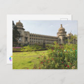 Vidhana Soudha, Bengaluru, Karnataka, India Briefkaart (Voorkant / Achterkant)