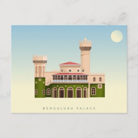 Vidhana Soudha Bengaluru Karnataka India Briefkaart (Voorkant)