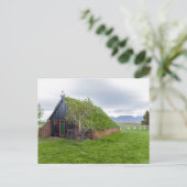 Vidimyri Turf Church in het noorden van IJsland Briefkaart (Staand voorkant)