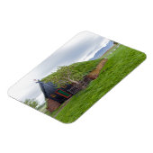 Vidimyri Turf Church in het noorden van IJsland Magneet (Linkerzijde)