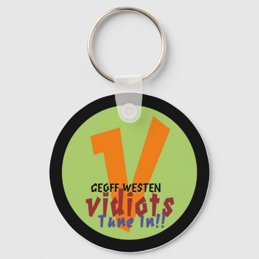 Vidiots V Logo Sleutelhanger (Voorkant)