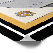 Vie Parisenne Art Deco "Penelope" Poster (Hoek)