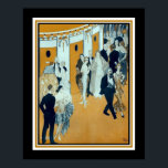 Vie Parisienne 1923 Art Deco Poster<br><div class="desc">1923 Vie Parisienne,  Art Deco,  Print of Theater Entry. Hier getoond 16x20. Beschikbaar voor andere opties en grootten.</div>