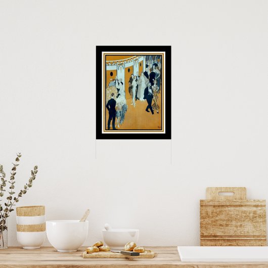 Vie Parisienne 1923 Art Deco Poster (Keuken)