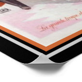 Vie Parisienne "Glamor Girl" Deco Poster 16 x 20 (Hoek)