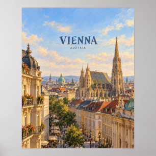 Vieense Schilderachtige Reis Kunst Poster