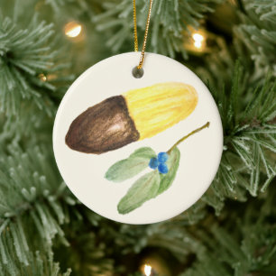 Vieense Vingers Chocolade Biscuit Kerstmis Keramisch Ornament
