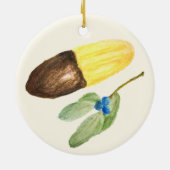 Vieense Vingers Chocolade Biscuit Kerstmis Keramisch Ornament (Achterkant)
