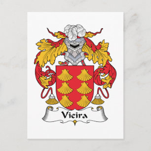 Vieira Family Crest Briefkaart