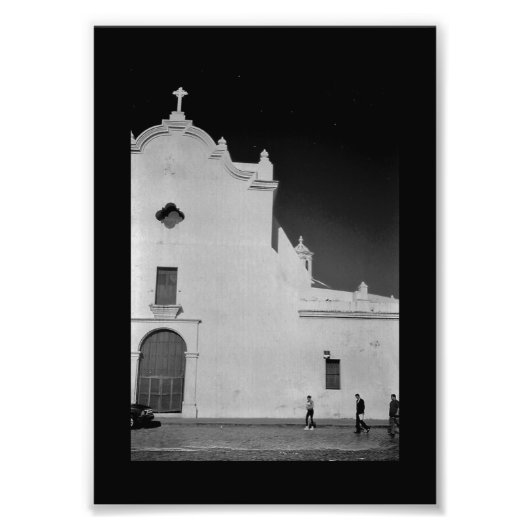 Viejo San Juan Church Foto Afdruk (Voorkant)