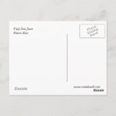 Viejo San Juan Puerto Rico Briefkaart (Achterkant)