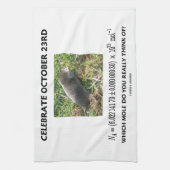 Viel 23 oktober waar Mole echt aan denkt? Theedoek (Verticaal)