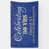 Viel 50 jaar! DOUANE-klasse reünie banner (Verticaal)