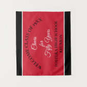 Viel! 50e klas reüleparty wandkleed (Voorkant)