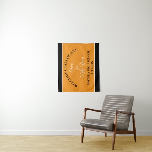 Viel! 50e klas reüleparty wandkleed (In situ)