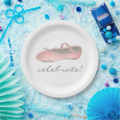 Viel! Ballerina Ballet Dance Overweging Birthday Papieren Bordje (Feest)