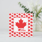 Viel Canada met Picnic of BBQ op Canada Dag! Kaart (Staand voorkant)