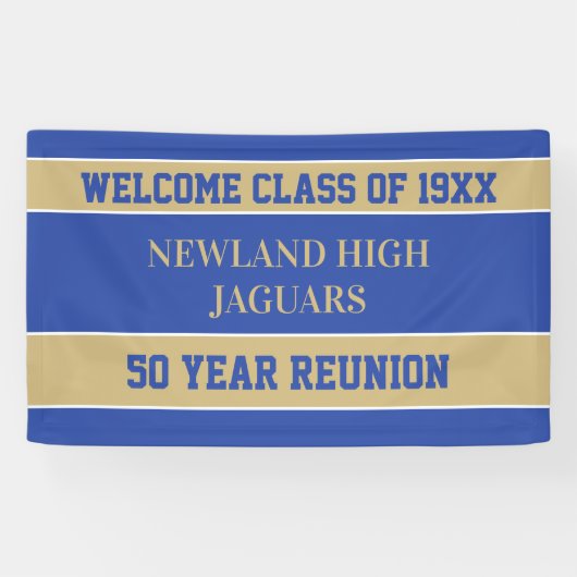 Viel! CUSTOM Class Reunion Banner (Horizontaal)