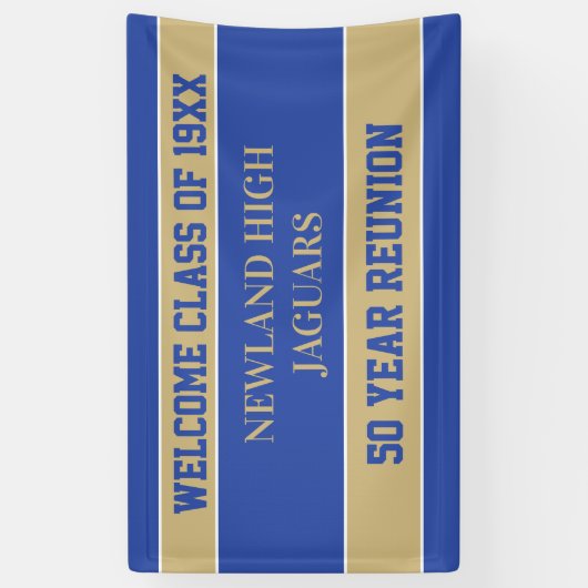 Viel! CUSTOM Class Reunion Banner (Verticaal)