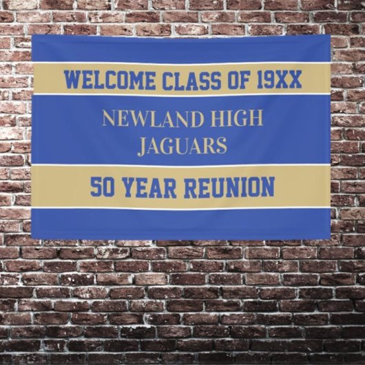Viel! CUSTOM Class Reunion Banner