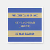 Viel! CUSTOM Class Reunion Napkins Servet (Voorkant)