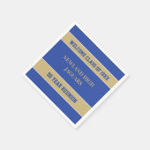 Viel! CUSTOM Class Reunion Napkins Servet (Hoek)