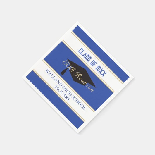 Viel! CUSTOM Class Reunion Napkins Servet (Hoek)