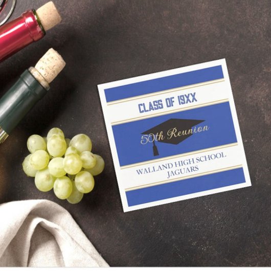 Viel! CUSTOM Class Reunion Napkins Servet