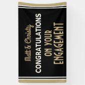 Viel! Custom Engagment party Spandoek (Verticaal)