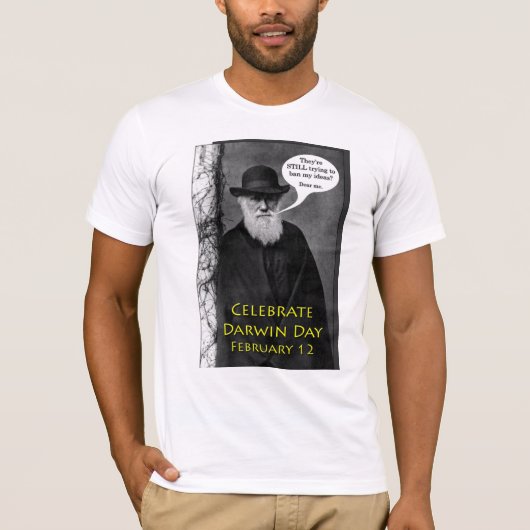 Viel Darwin Day 12 februari Shirt (Voorkant)