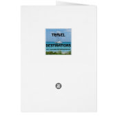 Viel de Amerikaanse Vlag Stars Holiday Kaart (Achterkant)