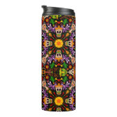 Viel de Dag van de doden in Mexicaanse stijl Thermosbeker (Geroteerd rechts)