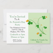 Viel de dag van St. Patrick met ons!" Partij Invit Kaart (Voorkant)